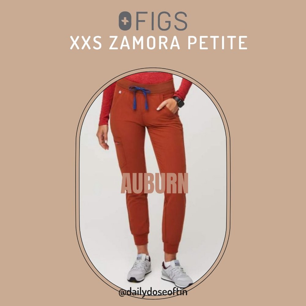 Figs XXS Petite ZAMORA joggers in Auburn